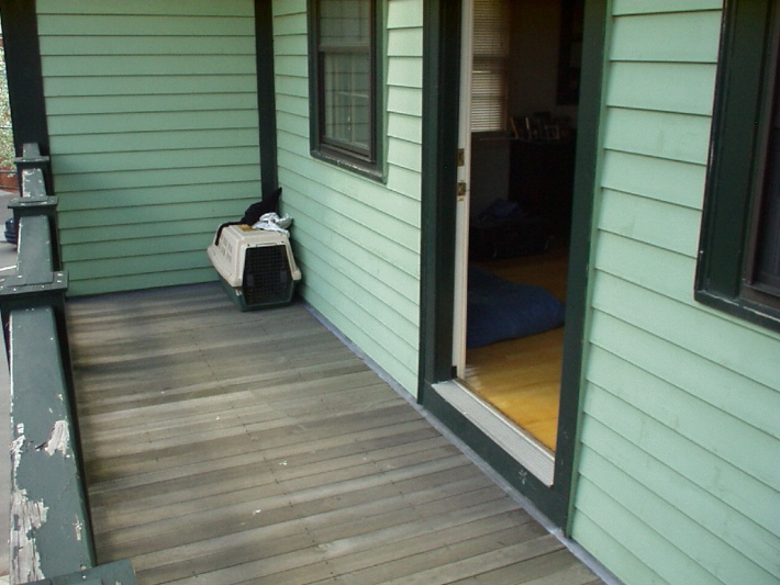 master bedroom deck