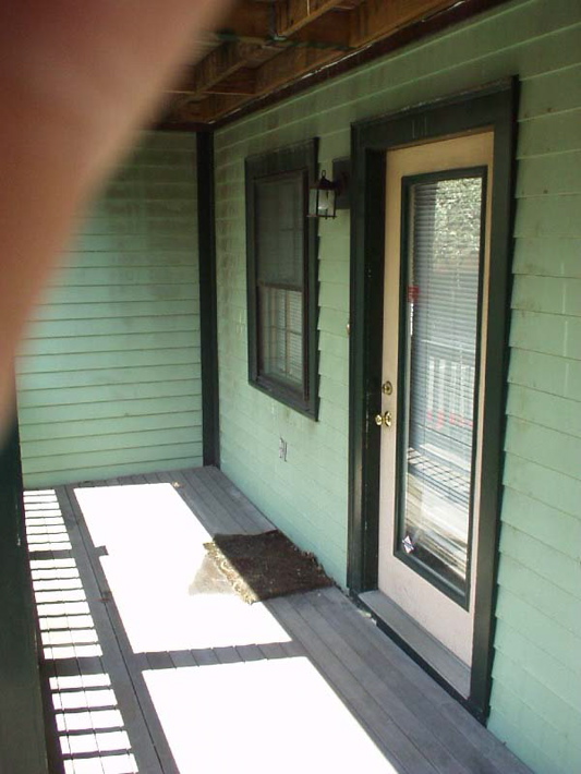 second floor deck