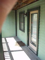 second floor deck